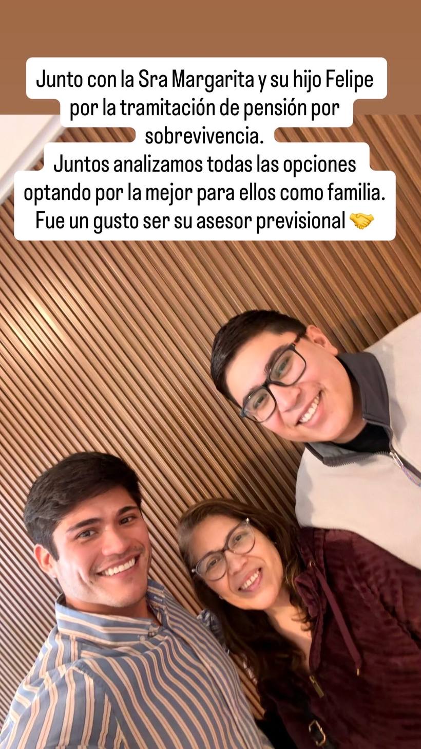 Testimonio de cliente de P. Alejandro Retamales Barraza, asesor previsional